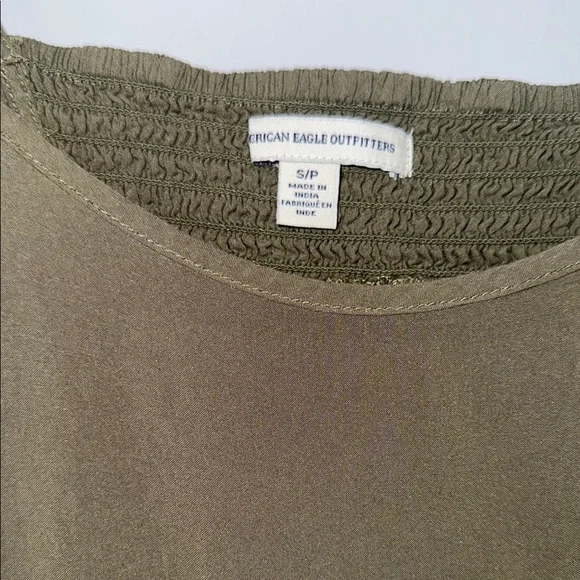 American Eagle Outfitters Green Tiered Camisole - Picture 3 of 6